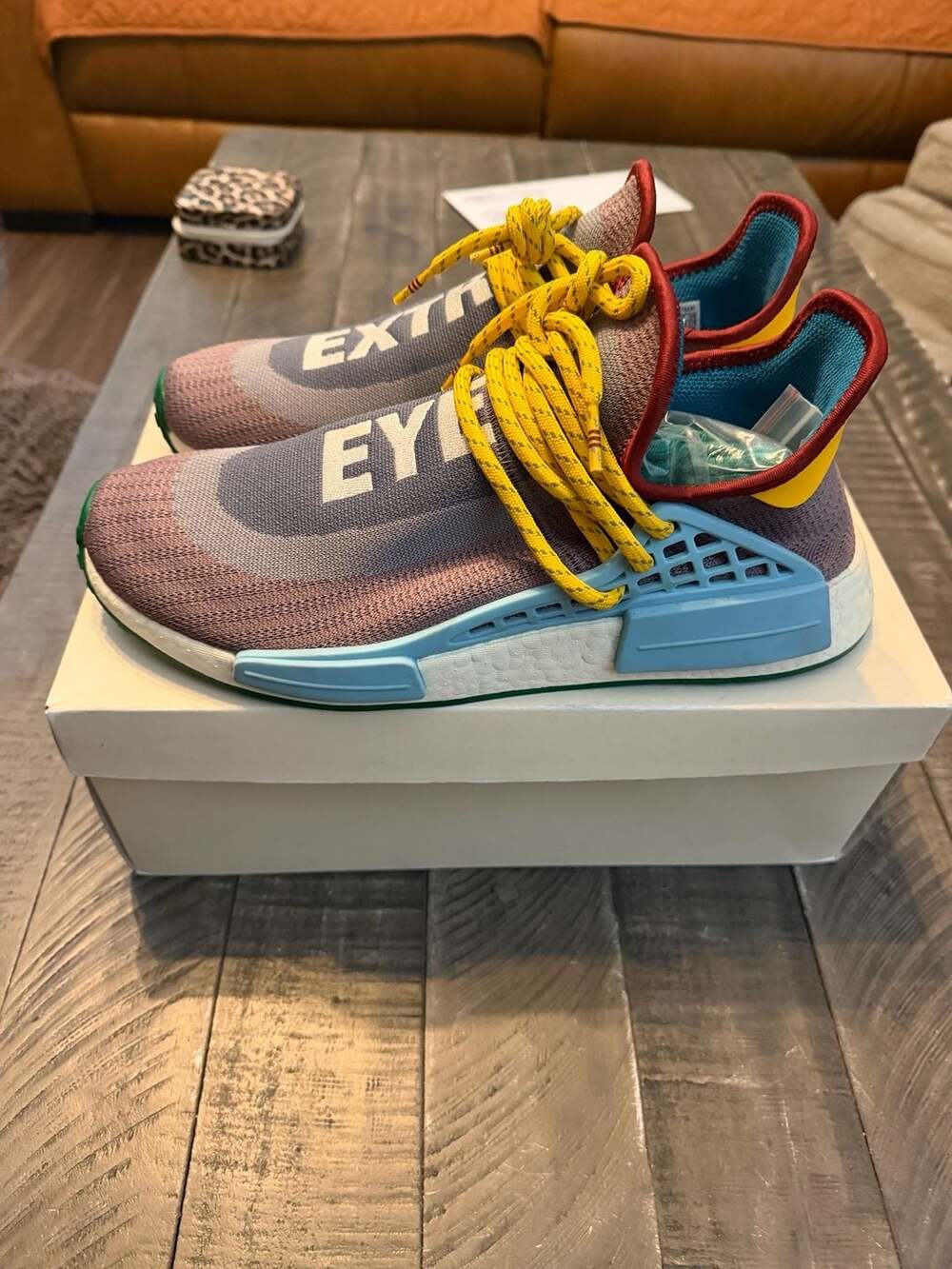 Adidas NMD Hu Pharrell Extra Eye Legacy Purple/Light Blue